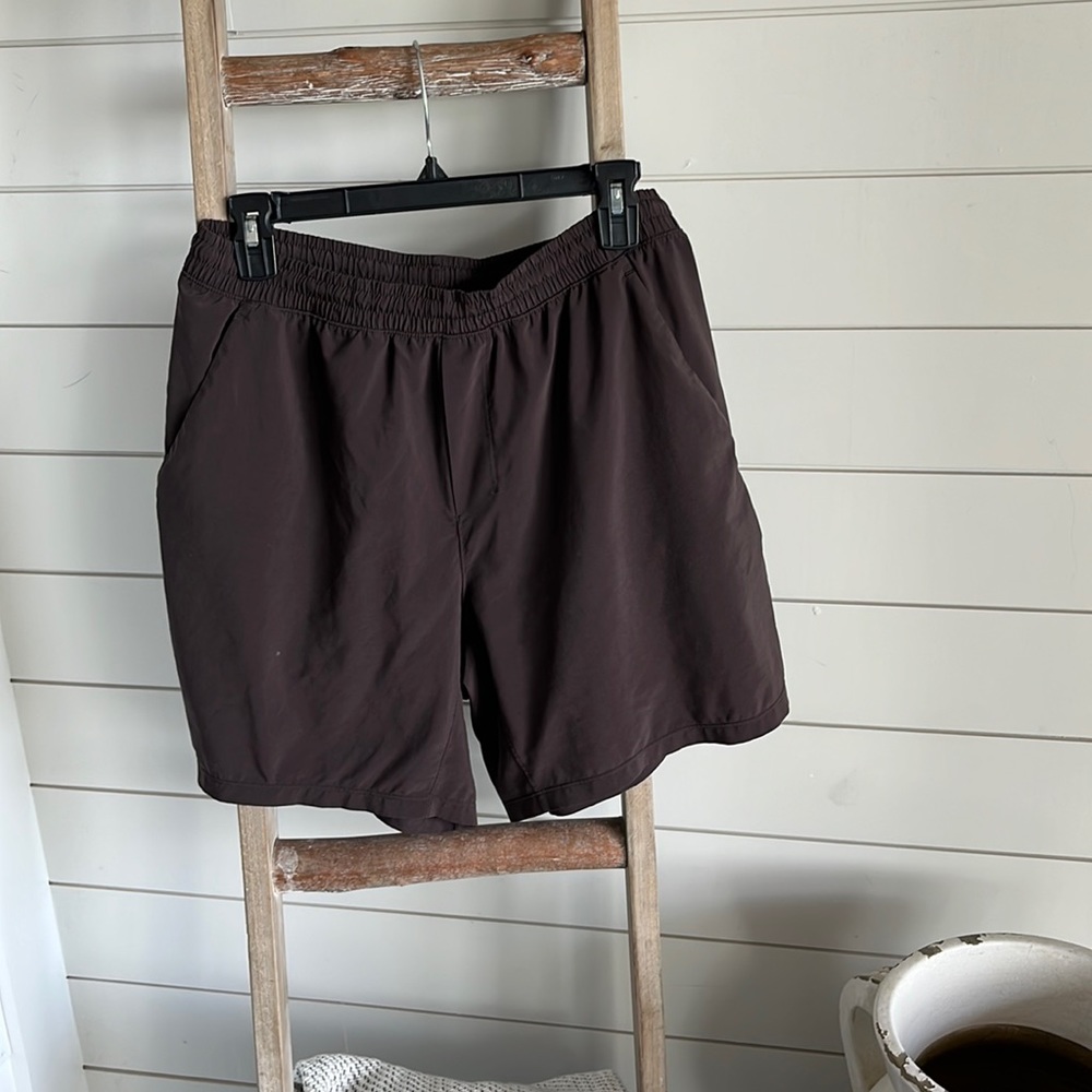 Brown Lululemon Pacebreaker Shorts